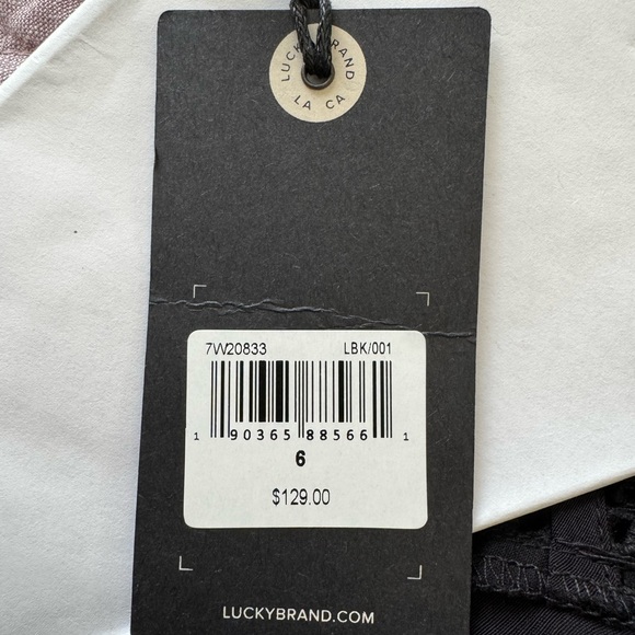 NWT Lucky Brand Black Viscose Jumpsuit - Picture 7 of 8